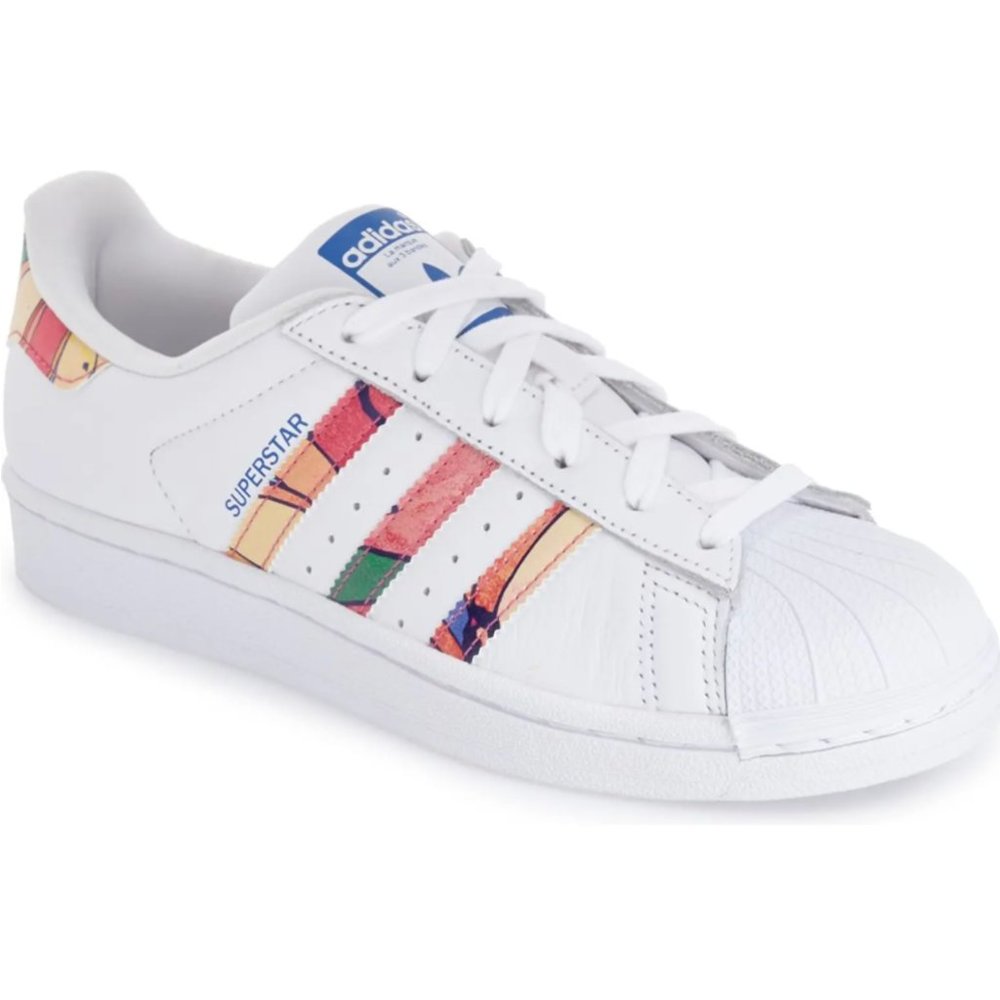Adidas 'Superstar' Print Sneaker Women's 6.5